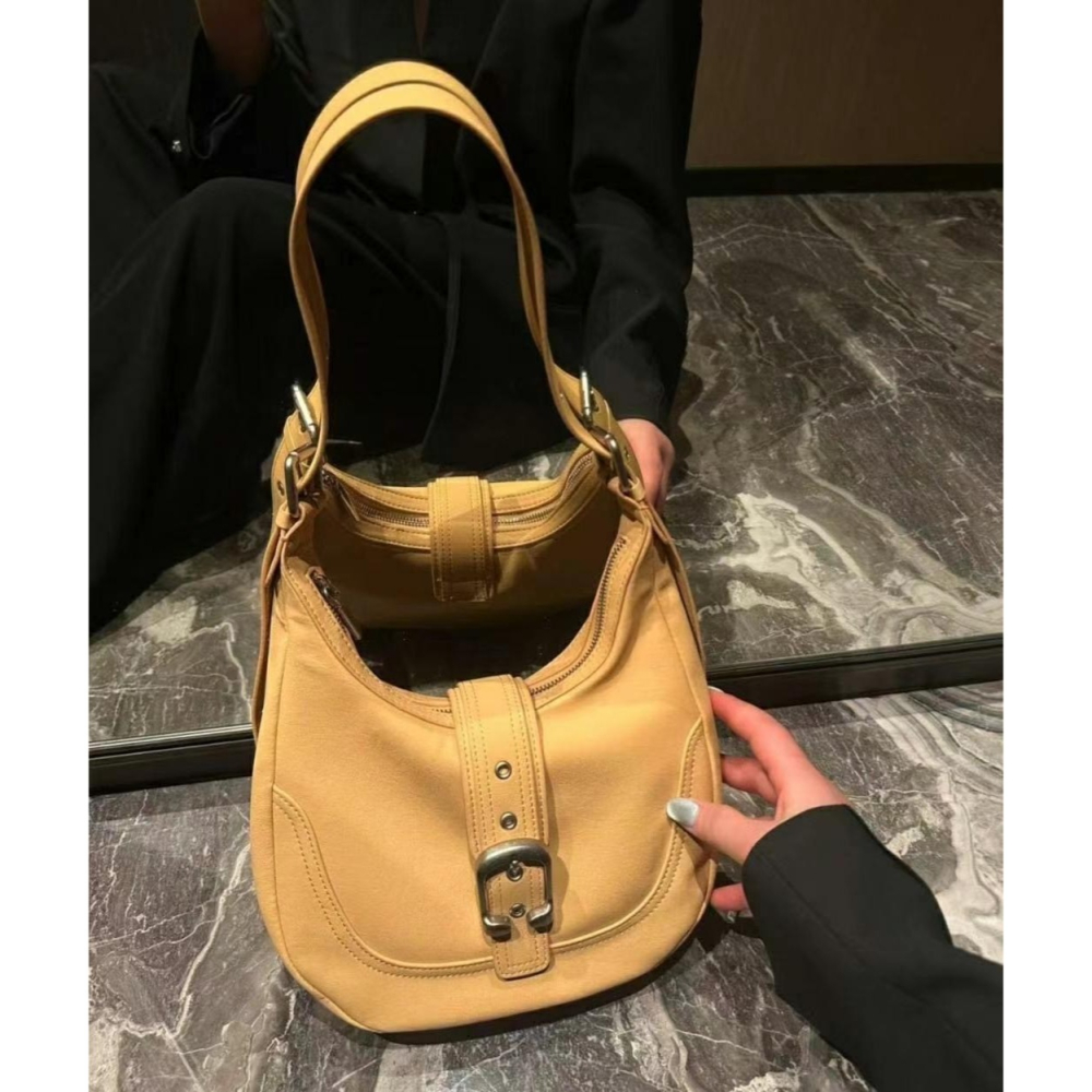 韓國TRO 大容量馬鞍腋下包-細節圖7