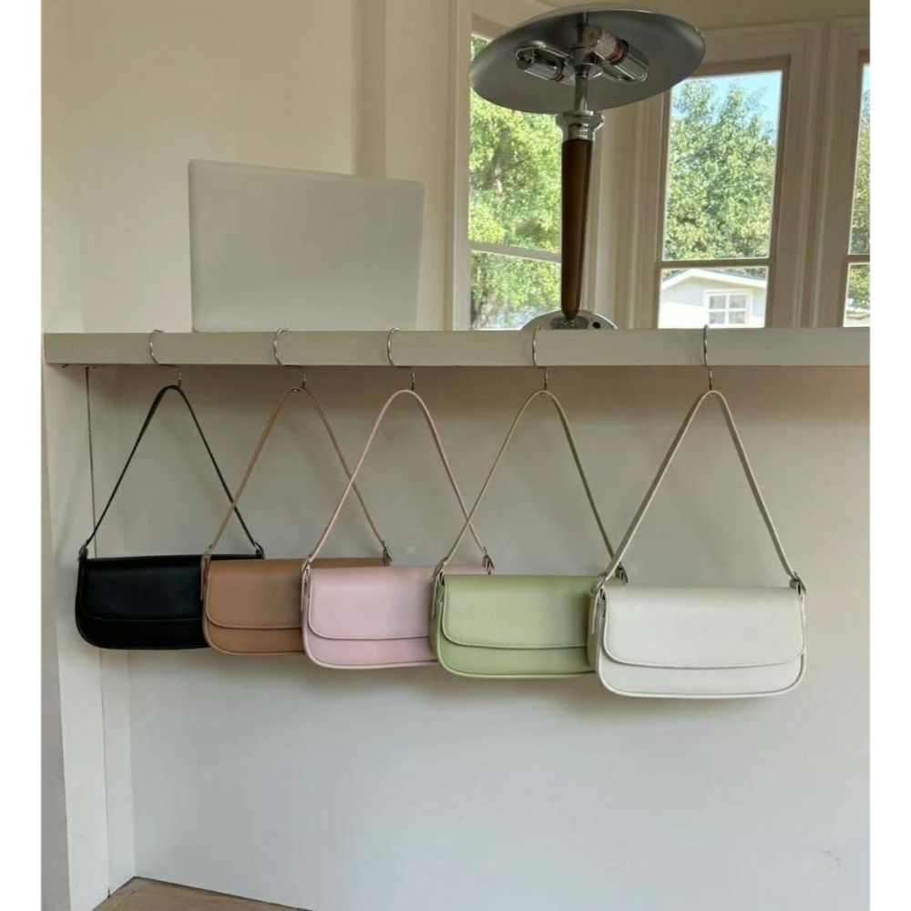 韓國TRO 高級感極簡法式法棍腋下手提包-細節圖6