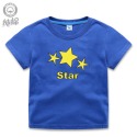 男童短袖T恤 多色星星短袖上衣 男中小童裝春夏T恤 純棉t運動休閒上衣現貨在台2023-規格圖5