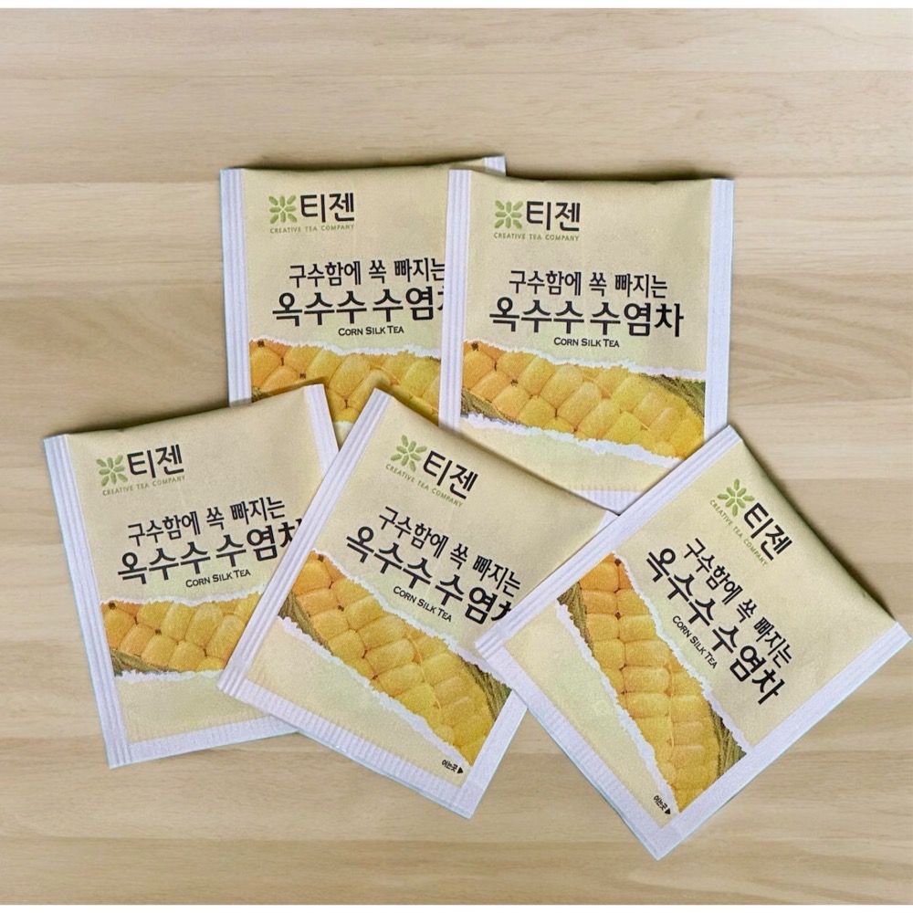 韓國 Tea Zen 韓廚 玉米鬚茶 60g 盒裝40入 玉米茶-細節圖2