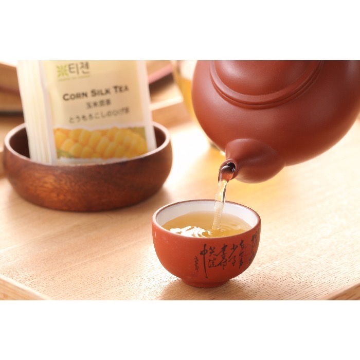 韓國 Tea Zen 韓廚 玉米鬚茶 60g 盒裝40入 玉米茶-細節圖3