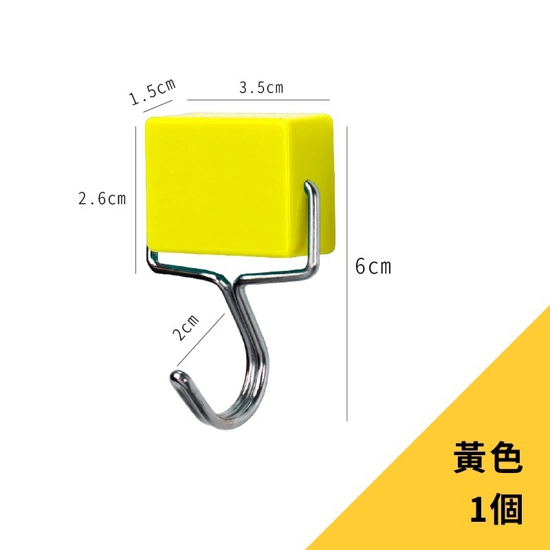 【馬卡龍磁吸掛勾】超強吸力掛鉤 磁鐵掛勾 冰箱掛勾 不留痕掛勾 磁石掛勾 廚房掛鉤 免釘掛鉤-細節圖10