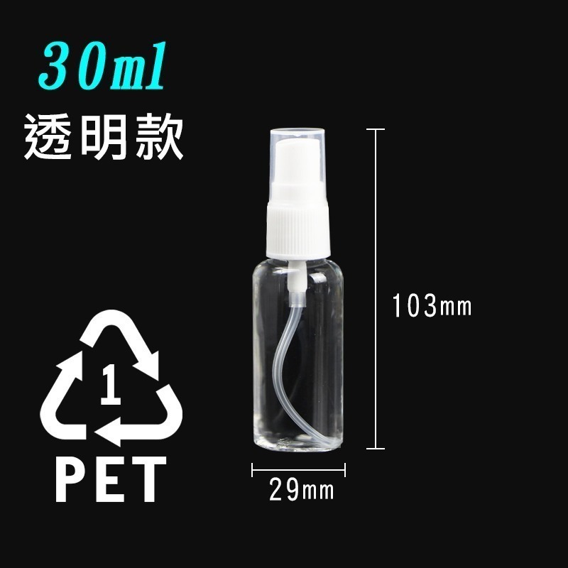 【買10送2】塑膠噴霧瓶 小噴瓶 HDPE PET 20ml~100ml 噴罐 分裝罐 防疫用品 旅遊用品-細節圖4