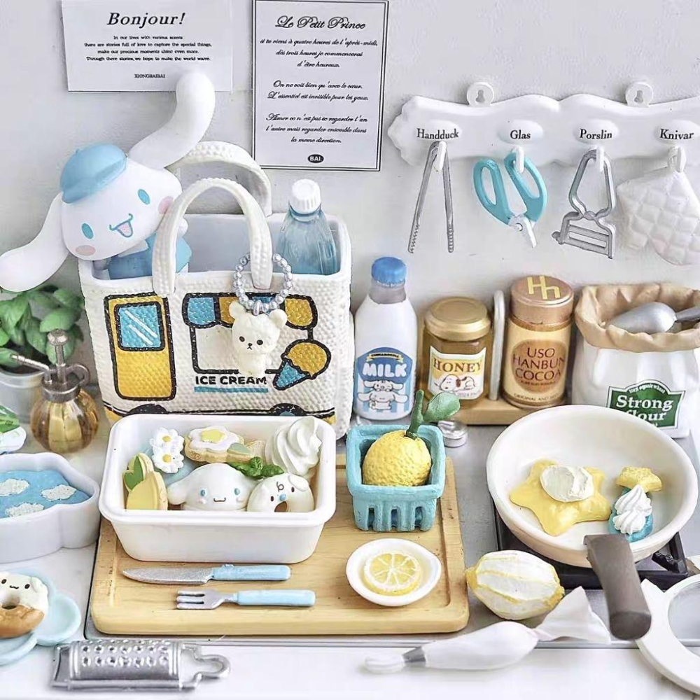 微縮 袖珍 絲果兔兔醬 媽媽包 校車 冰淇淋車 蠟筆小新 絲果兔 絲果兔兔 迷你 玩具-細節圖2