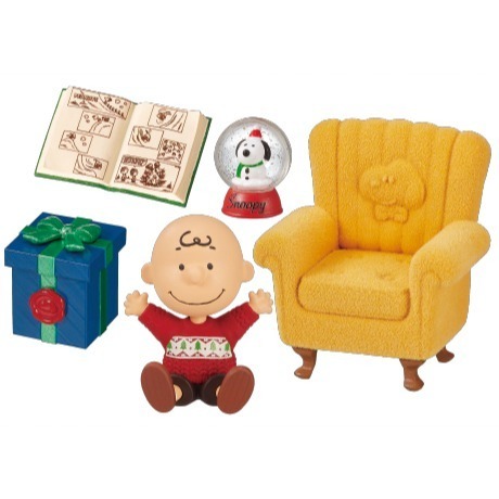 Re-ment SNOOPY 史努比的聖誕夜 史努比 聖誕節 聖誕夜 食玩 盒玩-規格圖1