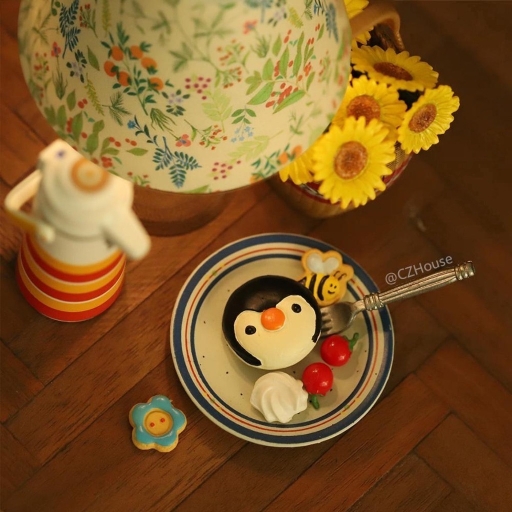 Czhouse 微縮 向日葵 袖珍 玩具 盒玩 食玩-細節圖5