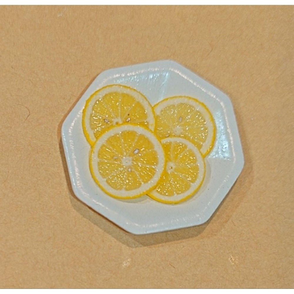 微縮 手作 檸檬片 檸檬乾 檸檬切片 食玩 玩具-細節圖5