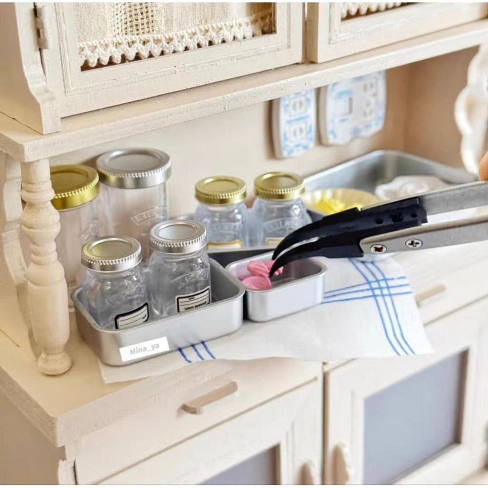 微縮 czhouse 梅森罐 儲存罐收納罐 保鮮罐 食物罐 袖珍 食玩-細節圖2