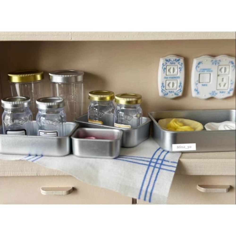 微縮 czhouse 梅森罐 儲存罐收納罐 保鮮罐 食物罐 袖珍 食玩-細節圖3