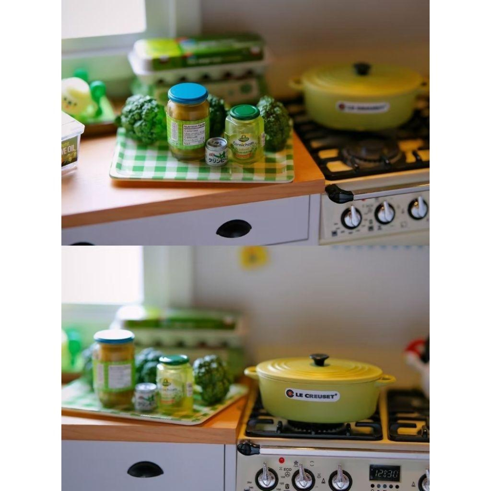 微縮 絲果兔兔醬 絲果兔 絲果兔兔 仿鐵鍋 仿琺瑯鍋 迷你 袖珍 食玩-細節圖6