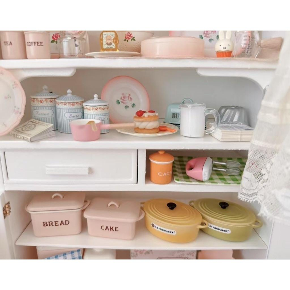 微縮 絲果兔兔醬 絲果兔 絲果兔兔 仿鐵鍋 仿琺瑯鍋 迷你 袖珍 食玩-細節圖7