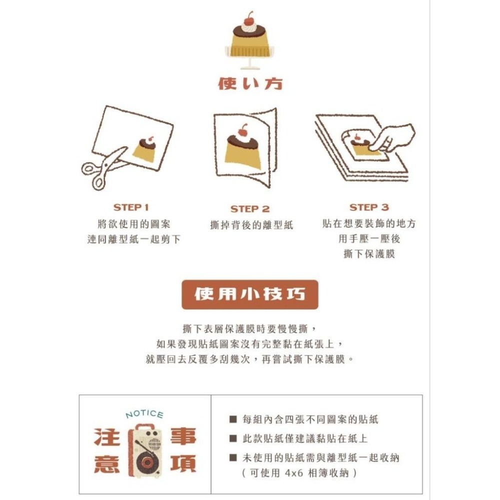 迪夢奇 Dimanche 感壓貼 昭和 祭典 咖啡廳 喫茶館 手帳貼紙 貼紙 裝飾-細節圖2