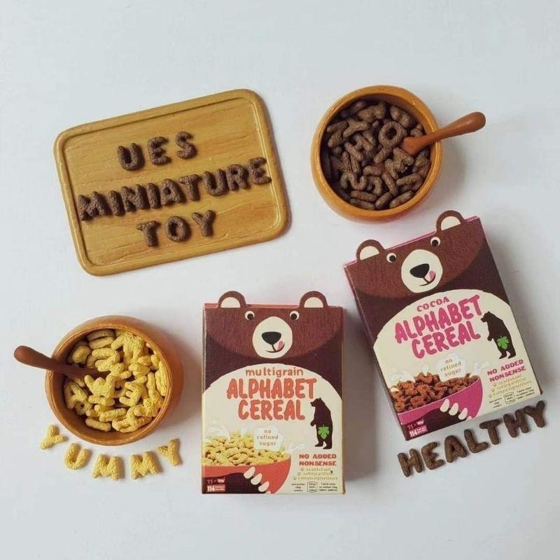 UES 有意思玩具 麥片 字母麥片 數字麥片 麥片盒 迷你麥片 微縮 袖珍 食玩-細節圖5