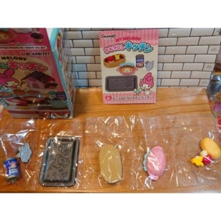 re-ment 美樂蒂 廚房 鍋爐 廚具 蛋糕 麵包 美樂蒂廚房 三麗鷗 盒玩 食玩-規格圖1