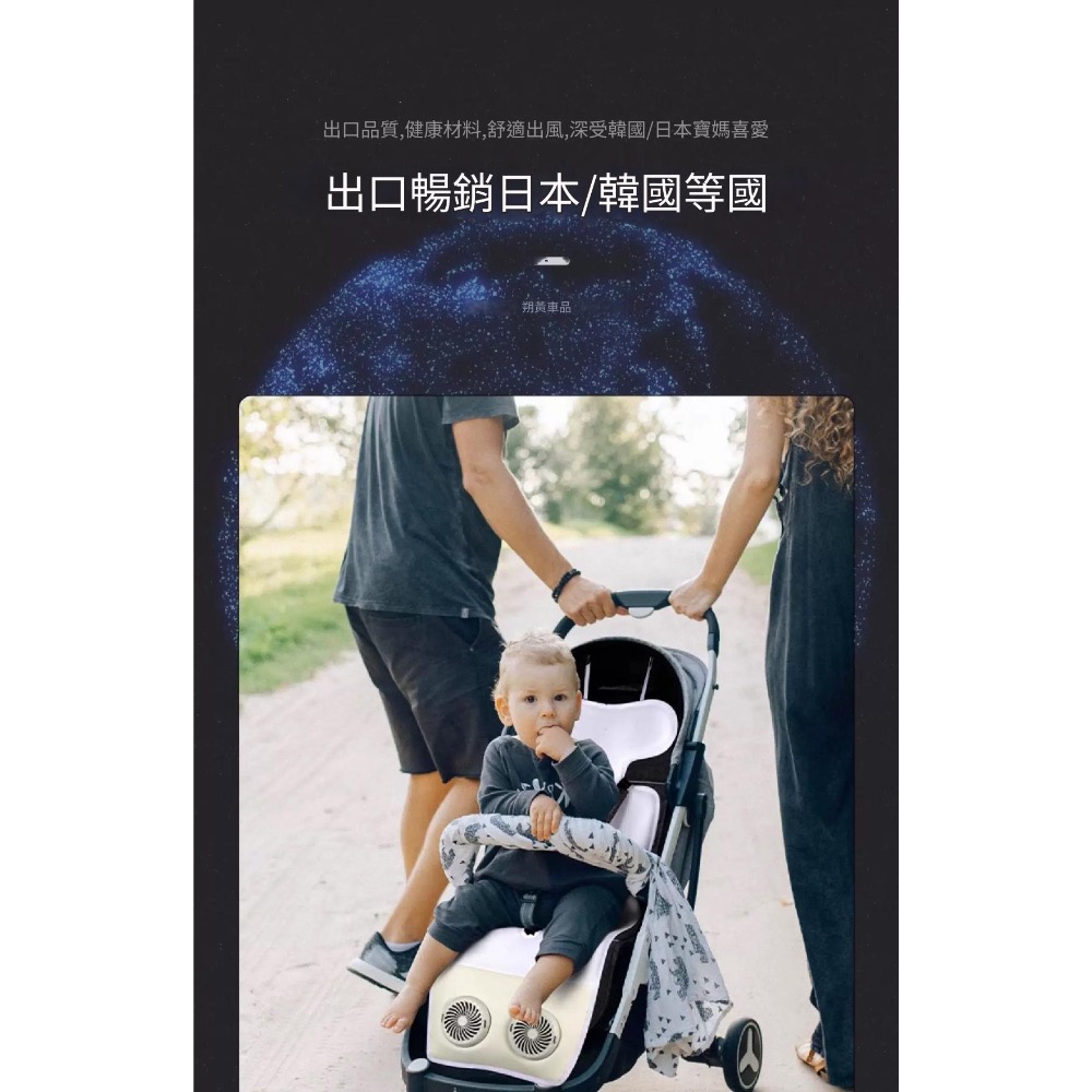 台灣現貨🦄雙機電風扇‼️一定比較涼☝️涼墊風扇、寶寶在也不怕流汗👍可機洗-細節圖3