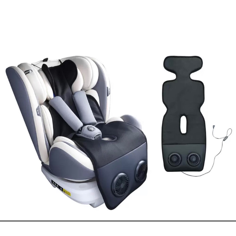 台灣現貨🦄雙機電風扇‼️一定比較涼☝️涼墊風扇、寶寶在也不怕流汗👍可機洗-細節圖5