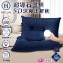 【Hilton 希爾頓】科技美學超導石墨烯5D涼爽透氣止鼾枕/二色任選(枕頭/透氣枕/護頸枕/能量枕)(B0089)-規格圖3