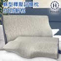 【Hilton 希爾頓】水立方釋壓蝶型記憶枕/3D防鼾枕/三款任選(枕頭/蝶型枕/護頸枕/人體工學枕)(B0044)-規格圖6