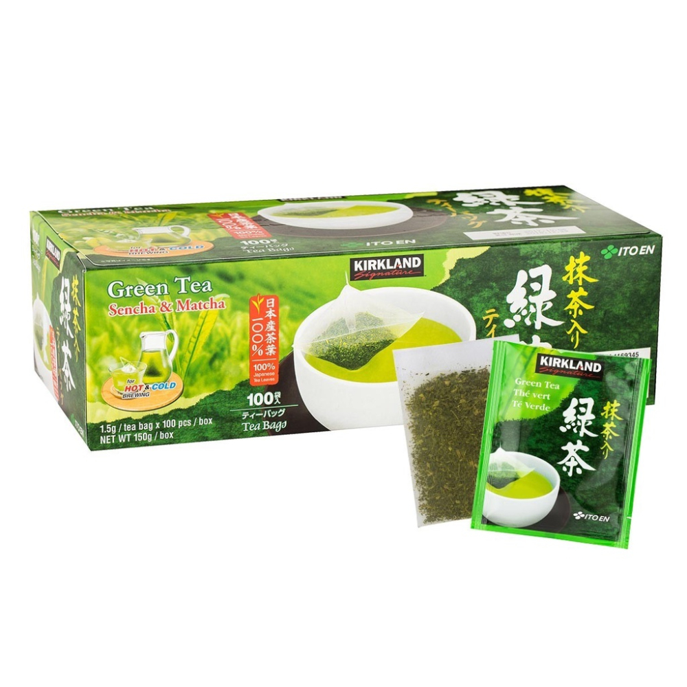 【果然派好市多代購】Kirkland Signature 科克蘭 日本綠茶包 1.5公克 X 100入-細節圖5