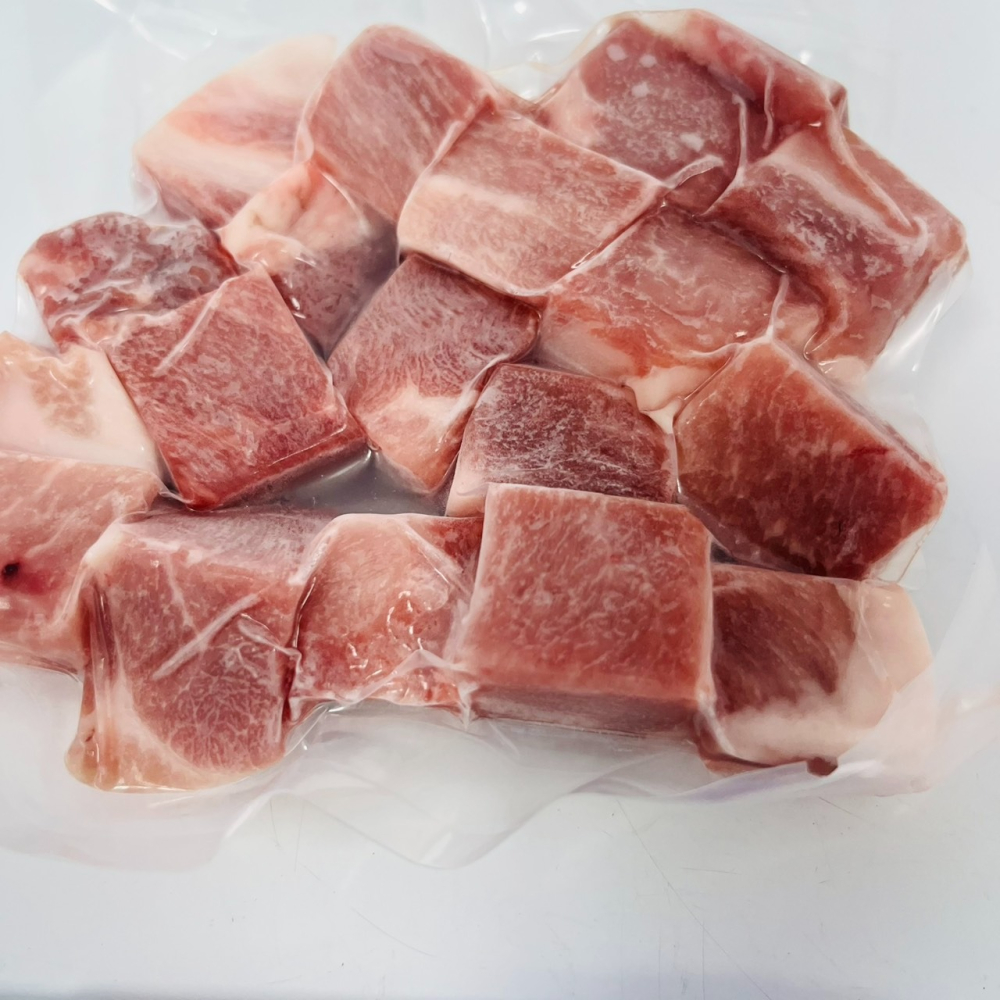 馨海水產-軟嫩台灣梅花骰子豬-肉鮮甜-肥瘦適中｜煎/炒/煮/滷都非常適合-細節圖3