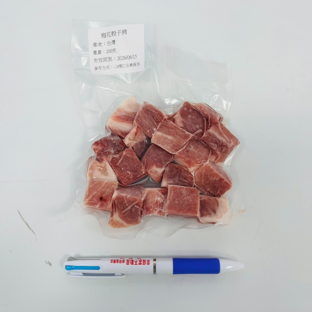 馨海水產-軟嫩台灣梅花骰子豬-肉鮮甜-肥瘦適中｜煎/炒/煮/滷都非常適合-細節圖4