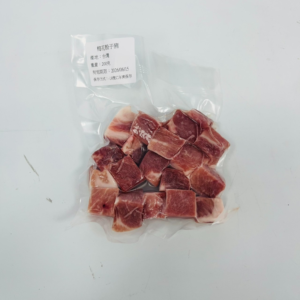 馨海水產-軟嫩台灣梅花骰子豬-肉鮮甜-肥瘦適中｜煎/炒/煮/滷都非常適合-細節圖5