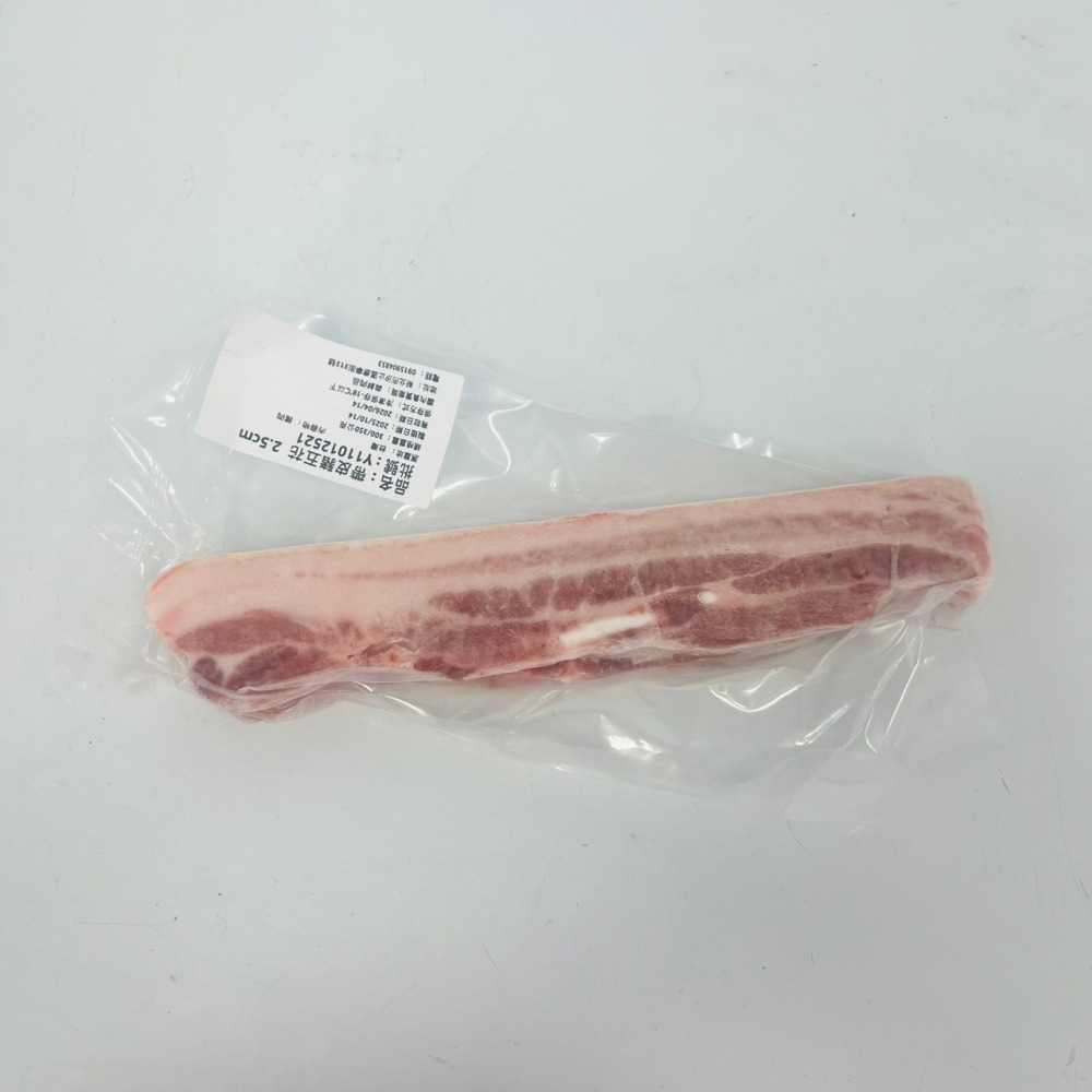 馨海水產-台灣帶皮豬五花肉/可以滷肉、川燙、煮湯、煎炸(2.5公分厚)-細節圖2