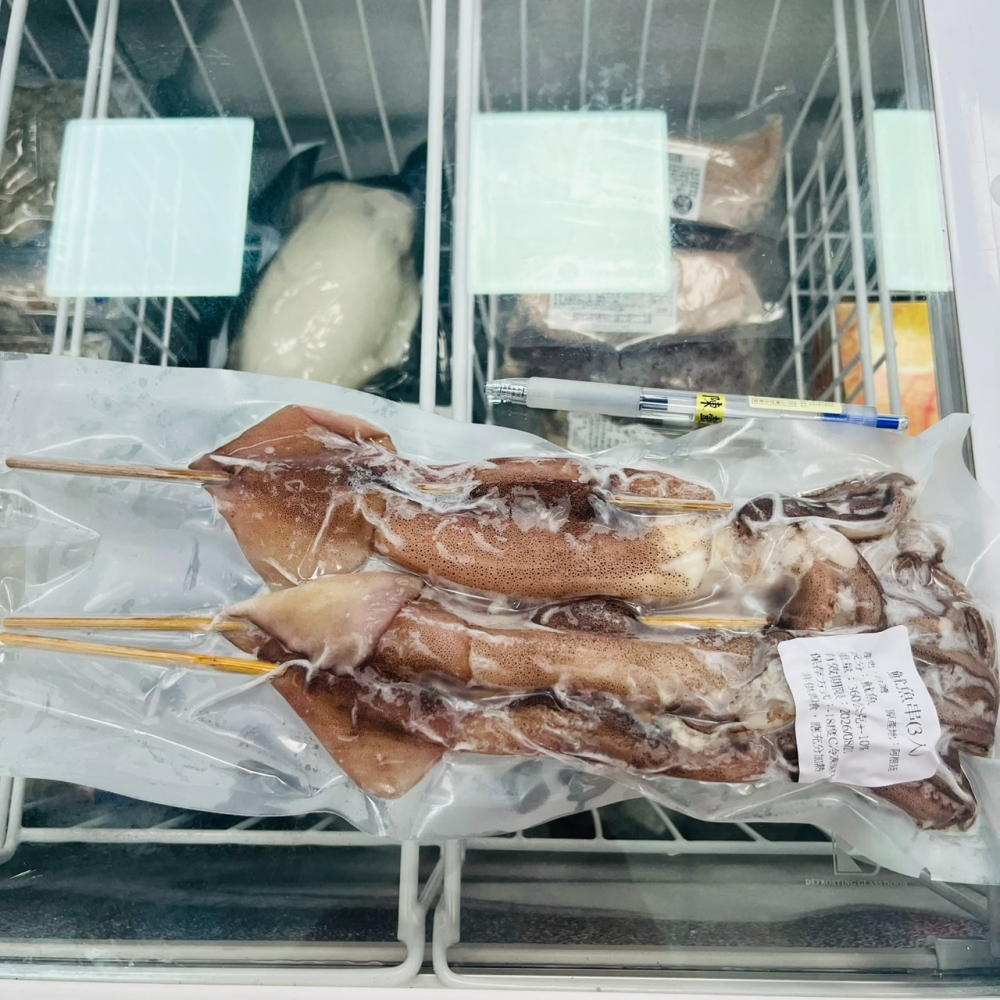 馨海水產-魷魚串(沒有鹹度)，可以直接炒/烤或是川燙吃唷!-細節圖2
