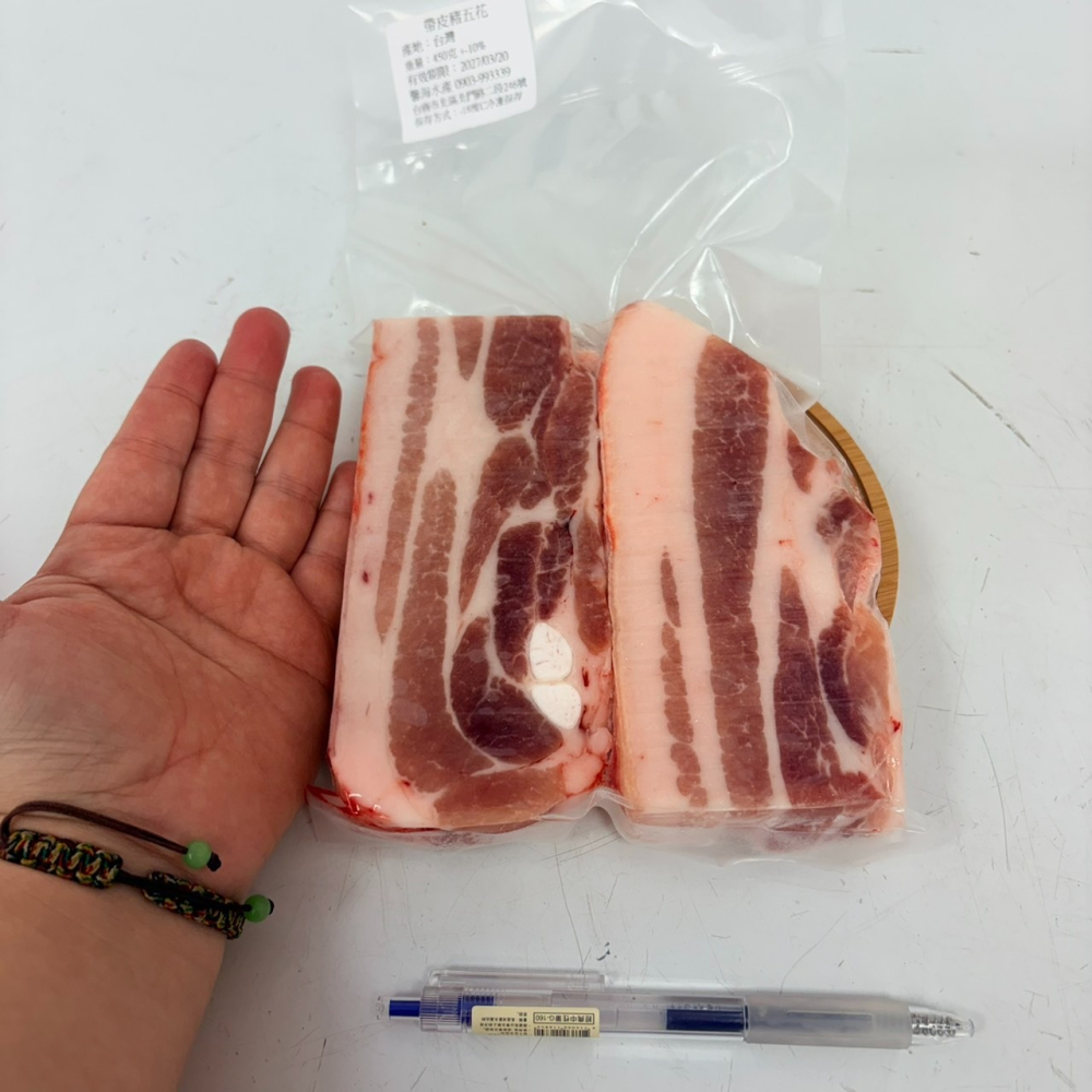 馨海水產-厚切帶皮豬五花/韓式燒烤/露營/烤肉/聚會-細節圖2