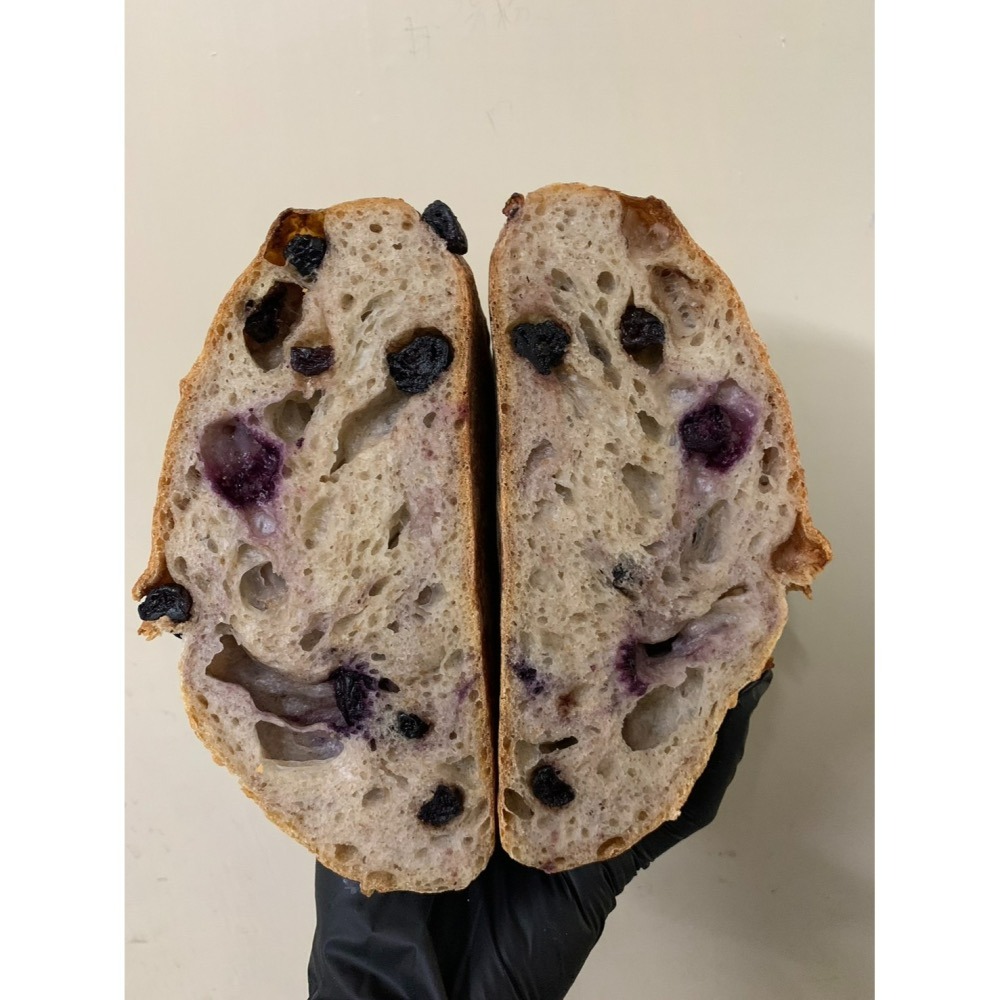 酸種藍莓鄉村麵包 (無油無糖無蛋奶)全素-細節圖2