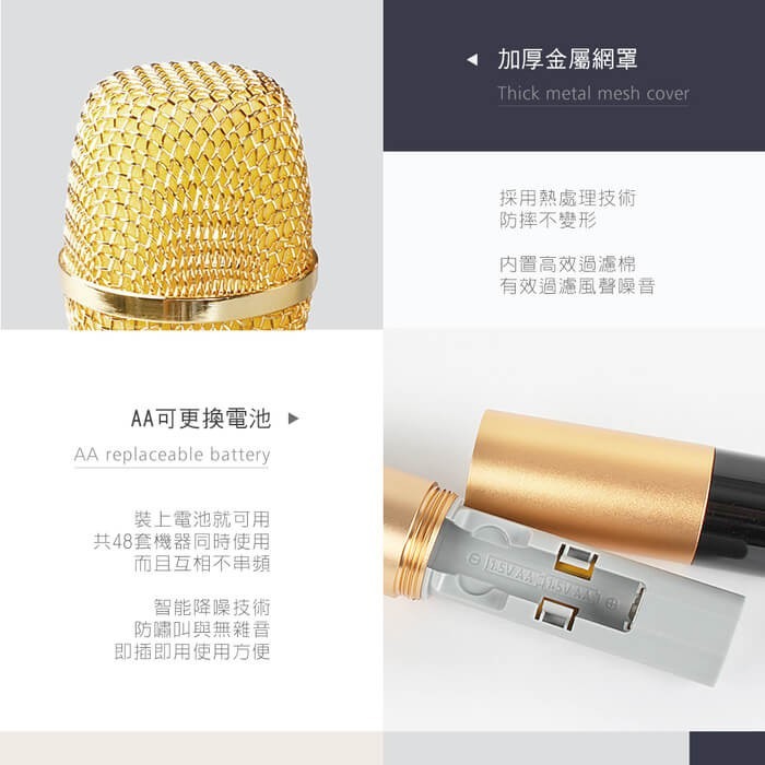 隨插即用UHF液晶顯示無線麥克風無線麥克風 一拖二 家庭KTV 一對二無線麥克風 防嘯叫麥克風 智能數顯 直播麥克風無線-細節圖8