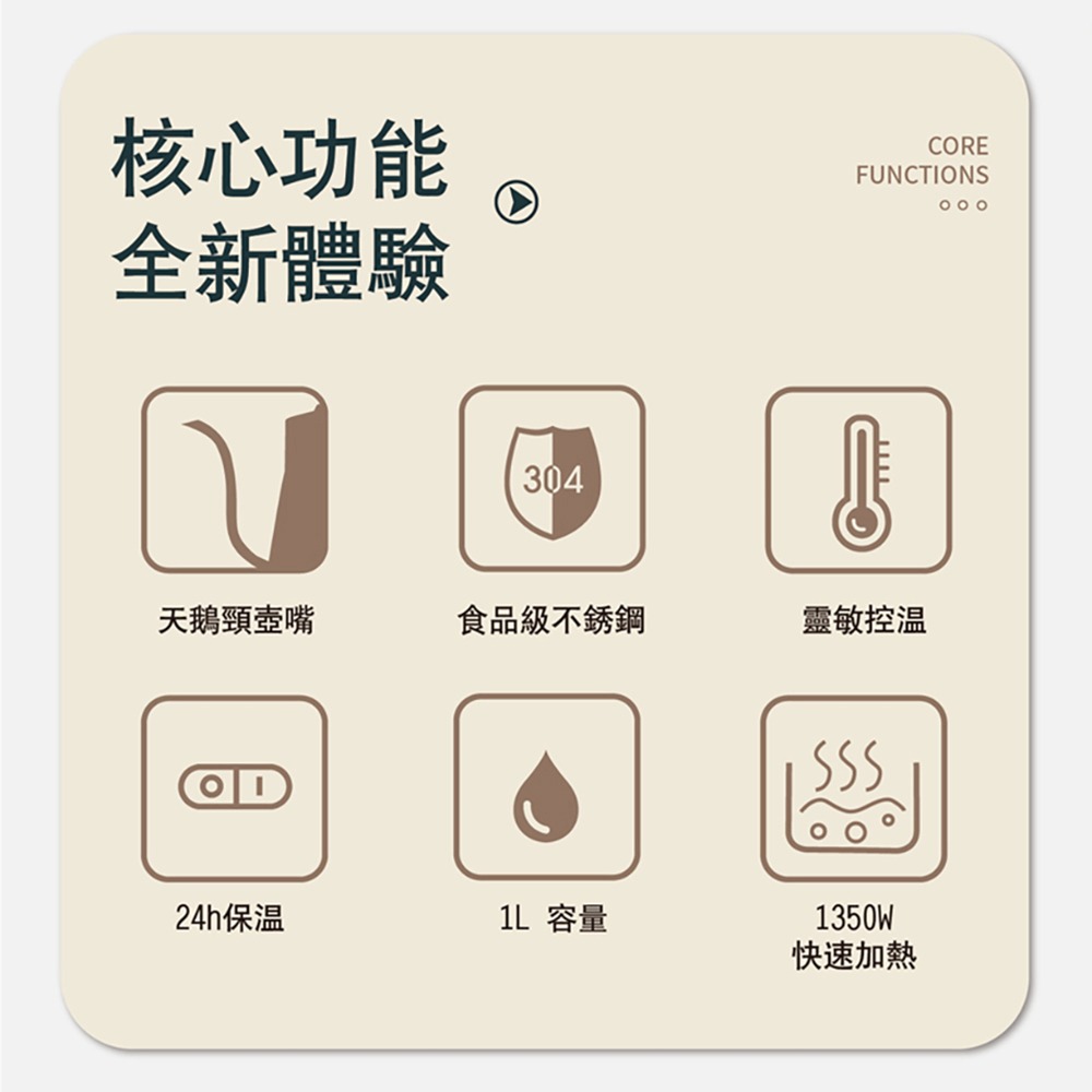 快煮壺 溫度計細口壺 不鏽鋼快煮壺 電茶壺 泡茶電熱水壺 咖啡手沖壺-細節圖6