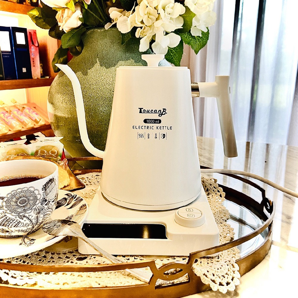 快煮壺 溫度計細口壺 不鏽鋼快煮壺 電茶壺 泡茶電熱水壺 咖啡手沖壺-規格圖8