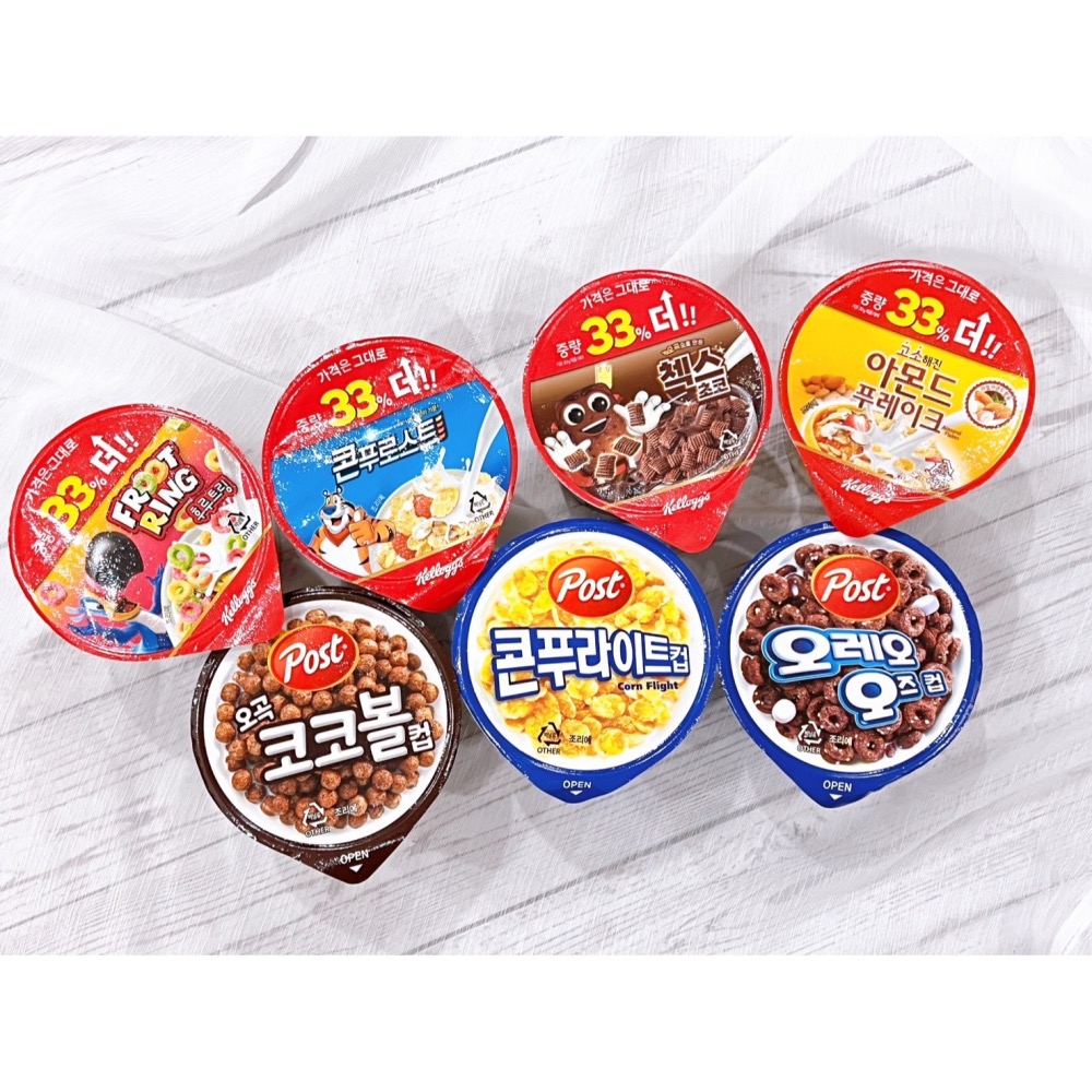 日韓舖🇰🇷 杯裝 家樂氏 Kellogg＇s Post OREO 奧利奧 巧克力 草莓 棉花糖 可可球 蜂蜜麥片-細節圖2