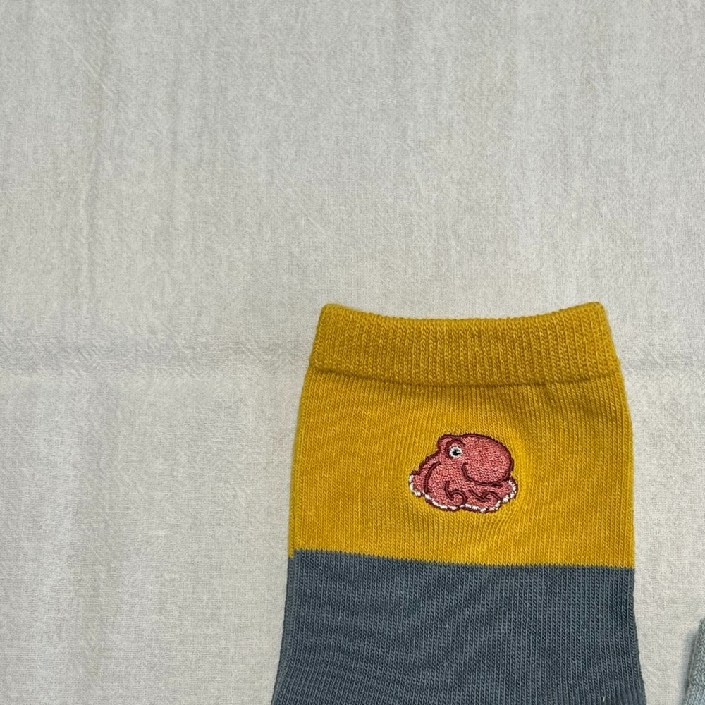 「海洋生物刺繡襪」花蓮日日 Hualiendaily-細節圖9