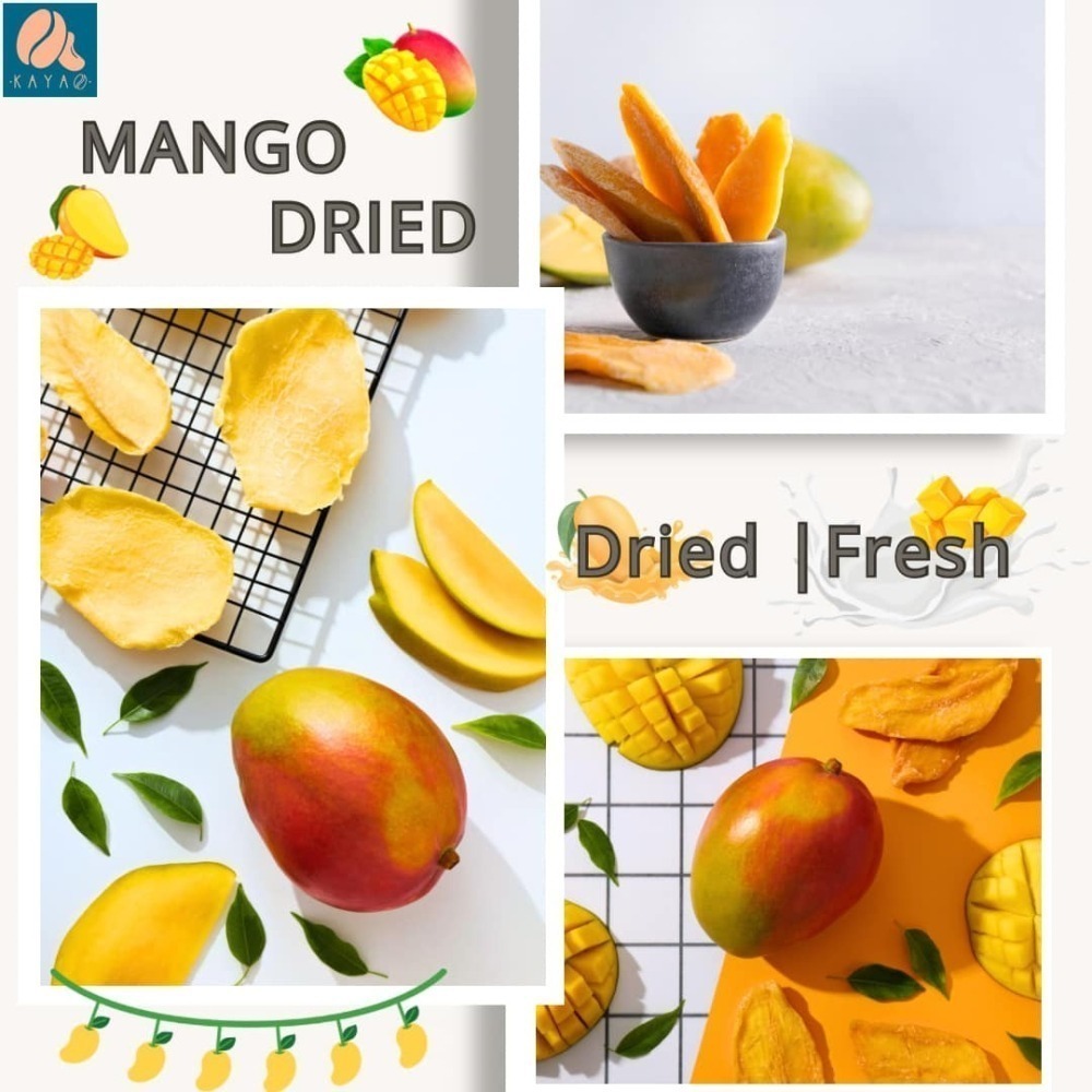 【Kayao】 頂級堅果-鮮芒果乾 (無添加糖) 200g-細節圖7