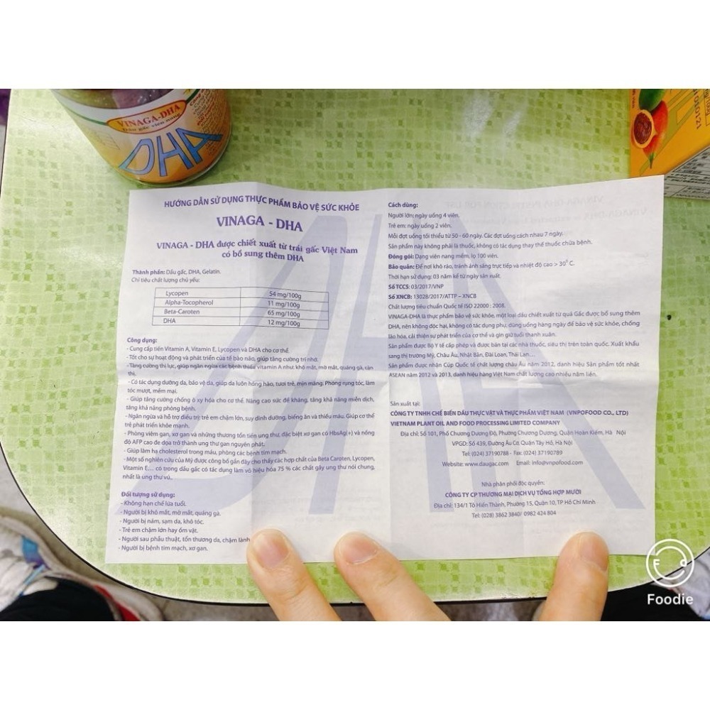 木鱉果油膠囊-DHA  - VINAGA-細節圖6