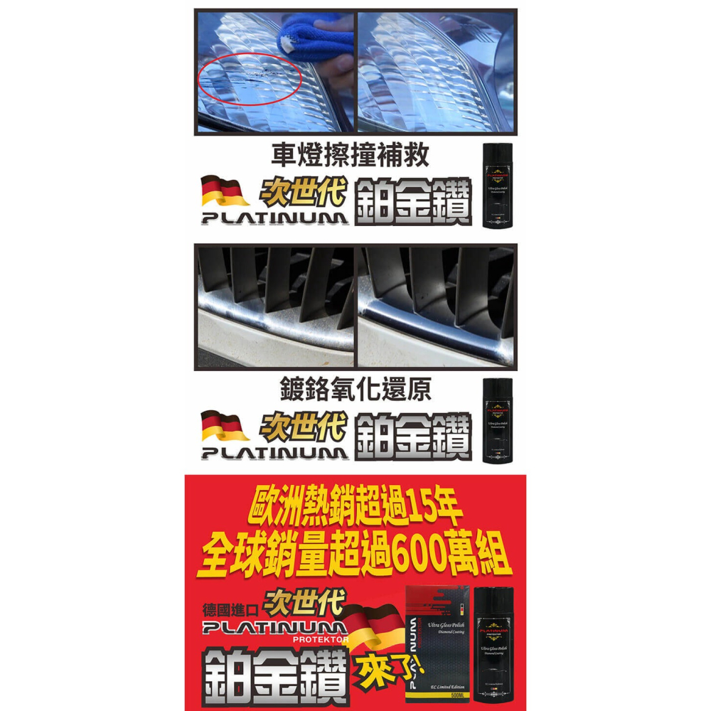 【Max魔力生活家】快速出貨 鉑金鑽 PLATINUM 液態鑽石隱形保護膜 黑金限定版-細節圖5