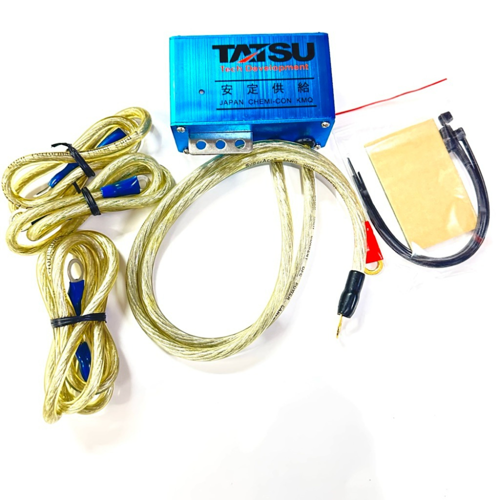 【Max魔力生活家】台灣賣家-TATSU 逆電流省油穩壓器-日本原裝 附8MM接地線 (商家推薦 最優質商品 日本原裝）-細節圖4