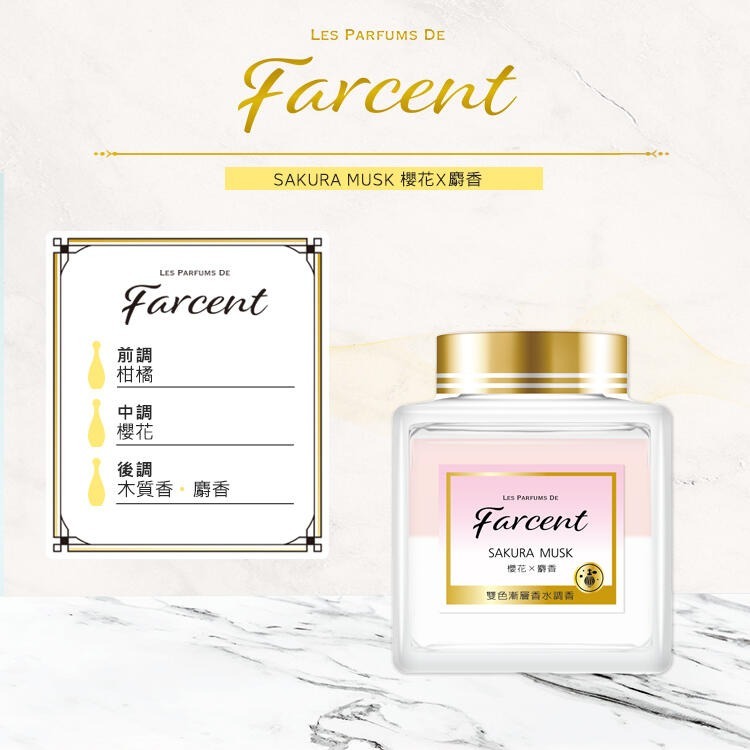 【Max魔力生活家】快速出貨 花仙子 Farcent 香水 室內香氛膏 淨白麝香 蘋果麝香 櫻花麝香 150g 超低價-細節圖3