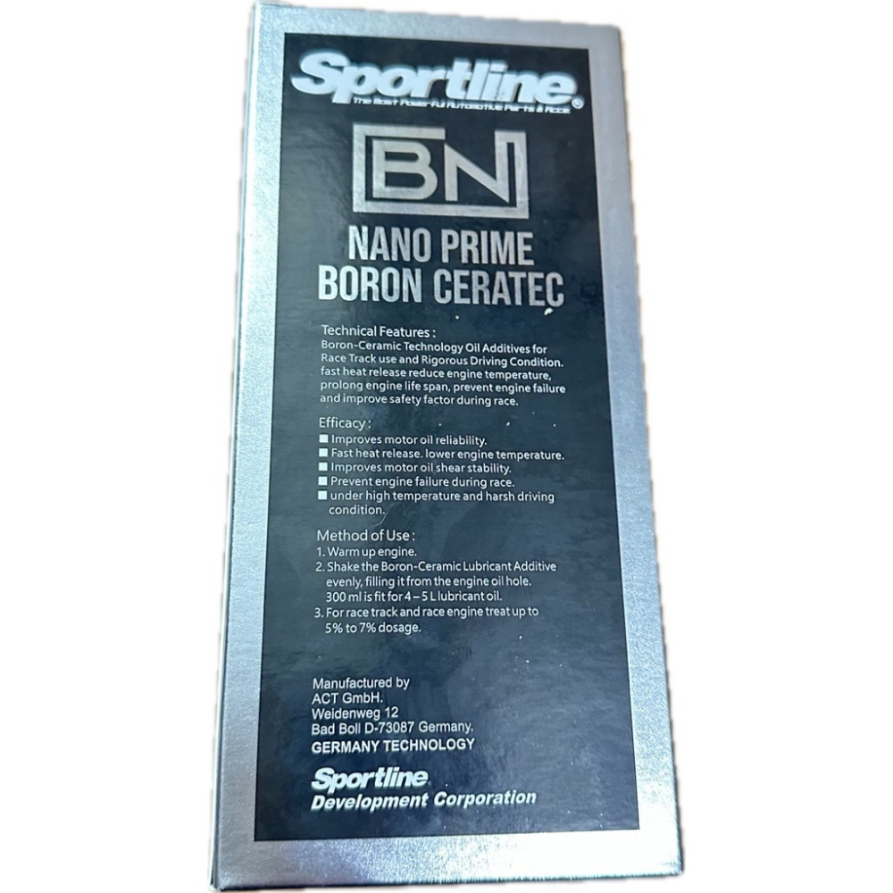 【Max魔力生活家】 SPORTLINE 銳蛇 B 奈米陶瓷氮化硼 引擎機油添加劑 強化引扭矩力 提升-細節圖3