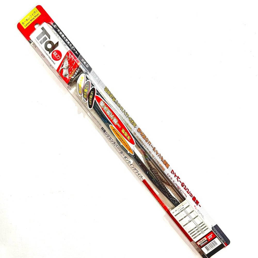 【Max魔力生活家】Tido 鈦刀 機翼式 雨刷 CARBON 碳纖維 卡夢樣式 18吋 20吋 破盤出清價-細節圖2