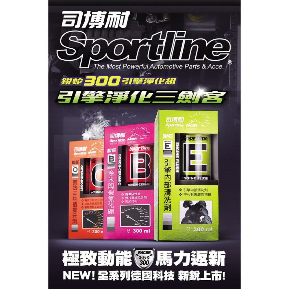 【Max魔力生活家】SPORTLINE-銳蛇O- 雙效辛烷值提升劑 (300ml) 汽油精 (福利品)-細節圖4