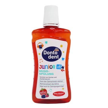 【Max魔力生活家】台灣賣家 德國 Dontodent  兒童漱口水 500ML(特價中~可超取)-細節圖2