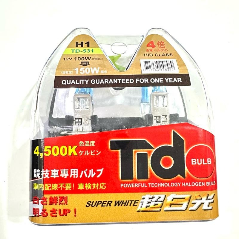 【Max魔力生活家】 快速出貨   TIDO 鈦刀 H1 H3 H4 H7 9005 4500K 超白光燈泡 可驗車 破-細節圖2