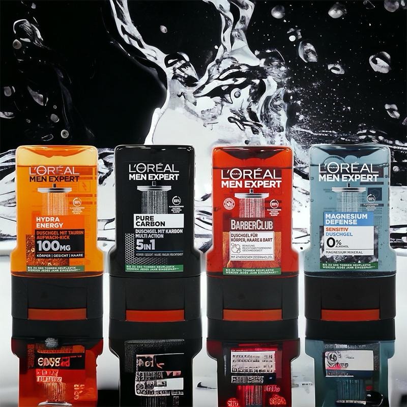 【Max魔力生活家】 L＇OREAL MEN EXPERT 男仕牛磺酸薄荷 三合一 五合一沐浴乳(250ml)-細節圖8