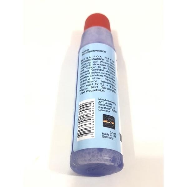 【Max魔力生活家】快速出貨 MEGA  FOX 德國磁狐 1:100 超濃縮雨刷精  32ML (出清價)-細節圖4
