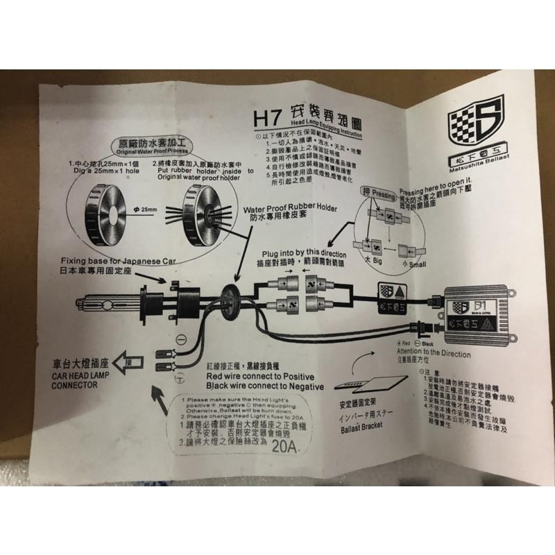 【Max魔力生活家】日本原裝 松下電工 HID 氙氣頭燈 H7 12000K 慶祝115年 僅有一組 (賠售出清價)-細節圖3