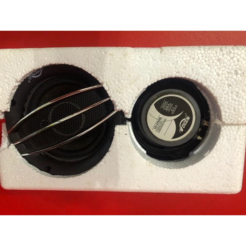 【Max魔力生活家】台灣賣家 VOICEO 車用 三音路同軸喇叭 200W MAX 一組2顆 (僅此一組 賠售出清)-細節圖2