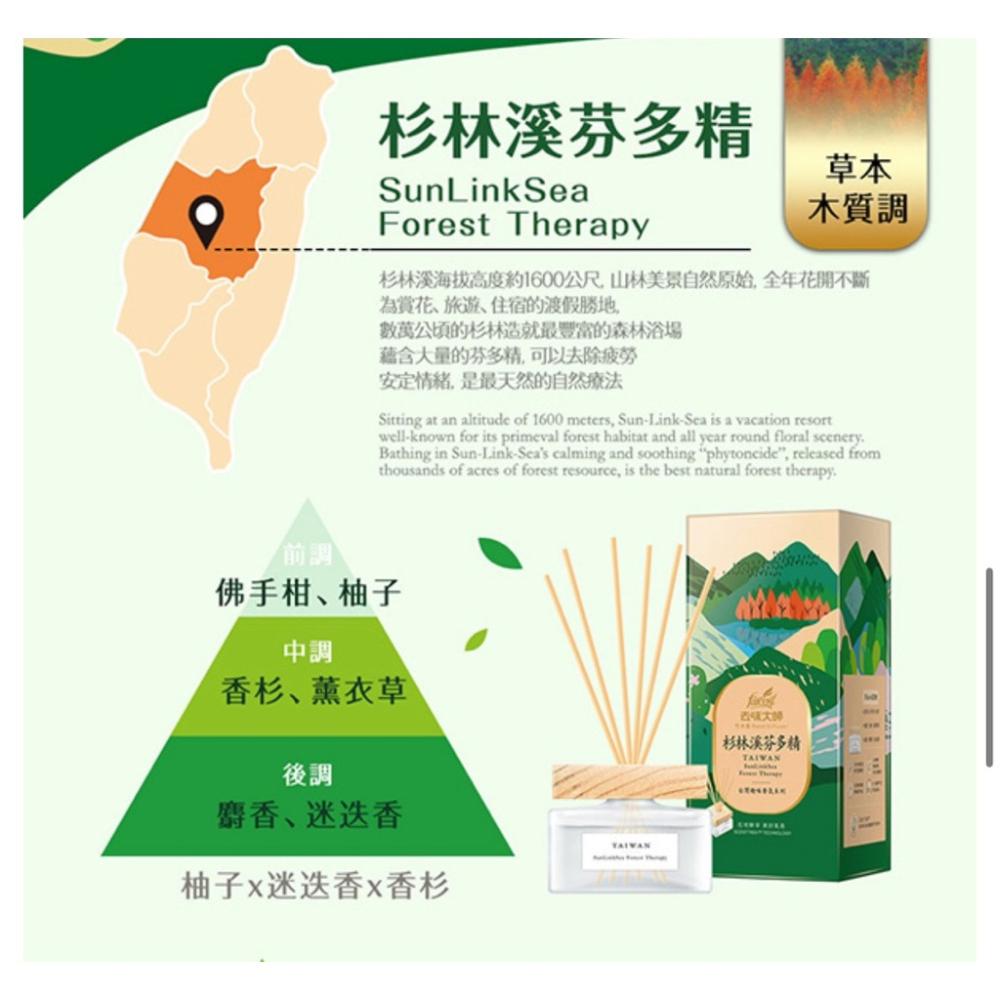 【Max魔力生活家】花仙子 去味大師 杉林溪芬多精 擴香瓶 竹木香 80ml 超低價供應-細節圖6